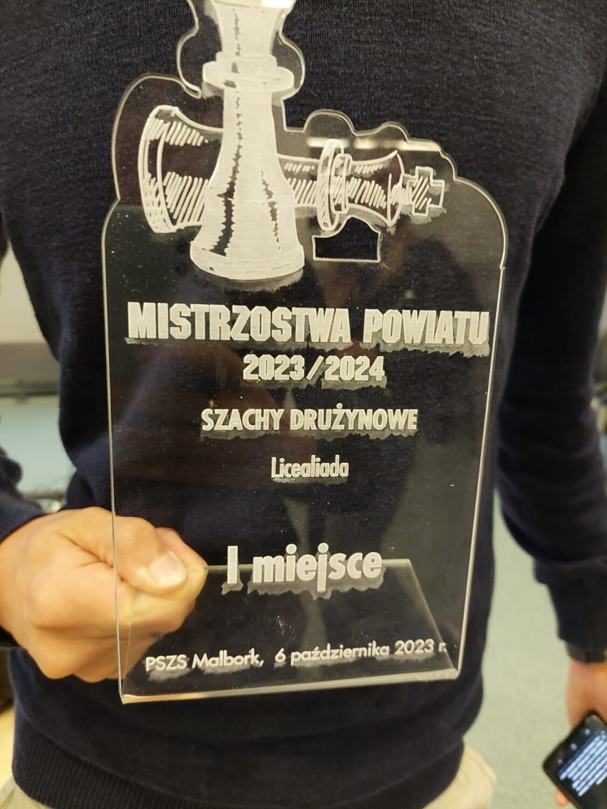 Drużyny z SP 6 i I LO mistrzami powiatu malborskiego w szachach. Zagrają w półfinale wojewódzkim