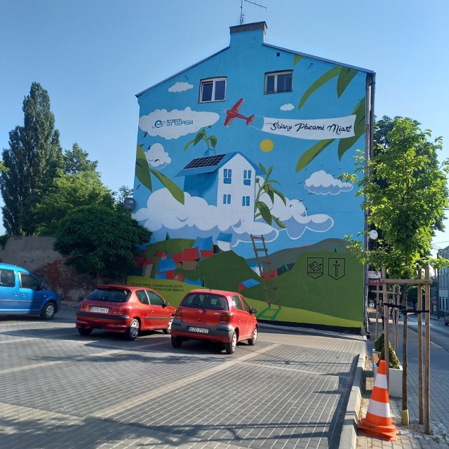 Pierwszy antysmogowy mural w Polsce mamy w centrum Zduńskiej Woli