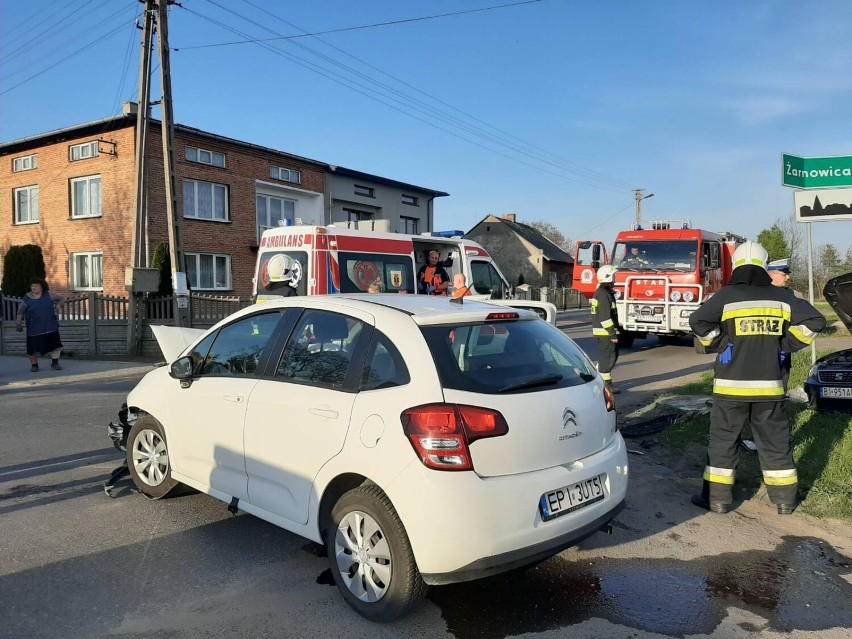 Do kolizji doszło na drodze między Żarnowicą Dużą a...