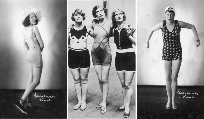 U schyłku lat 20. nogawki kostiumów uległy skróceniu, same...