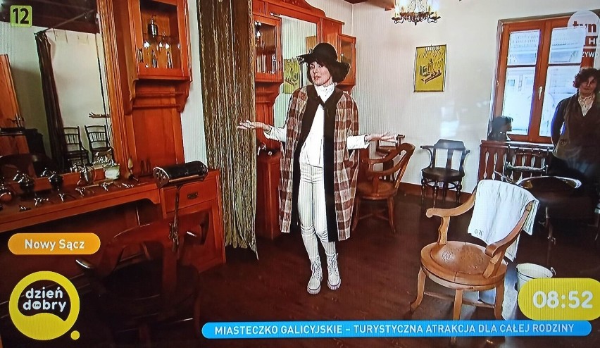 Miasteczko Galicyjskie na żywo w telewizji śniadaniowej. W roli głównej Dorota Gardias 