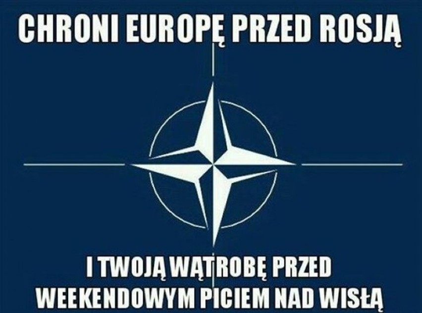 Szczyt NATO [MEMY]. Internauci komentują: "NATO chroni nas przed weekendowym piciem nad Wisłą"