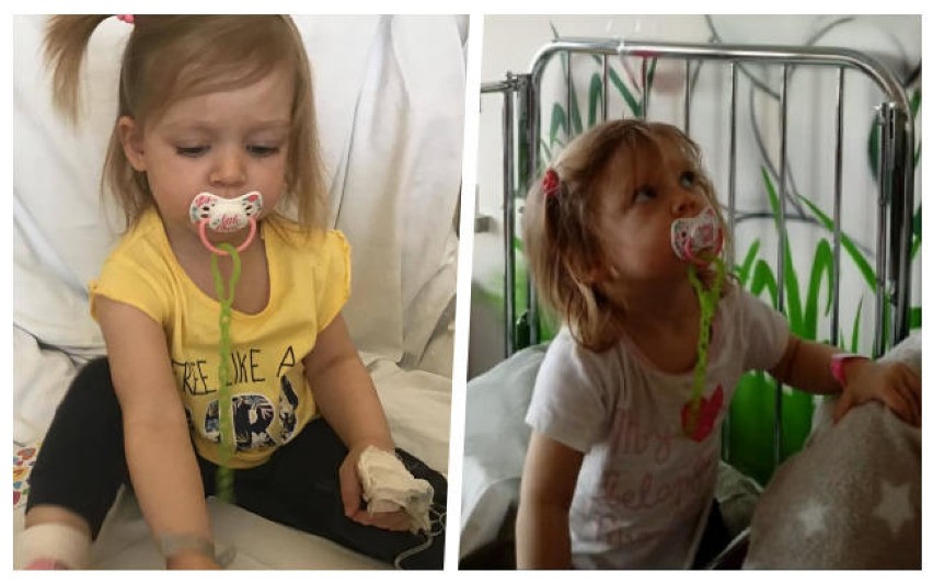 Dwuletnia Zoe walczy z niebezpiecznym nowotworem oka