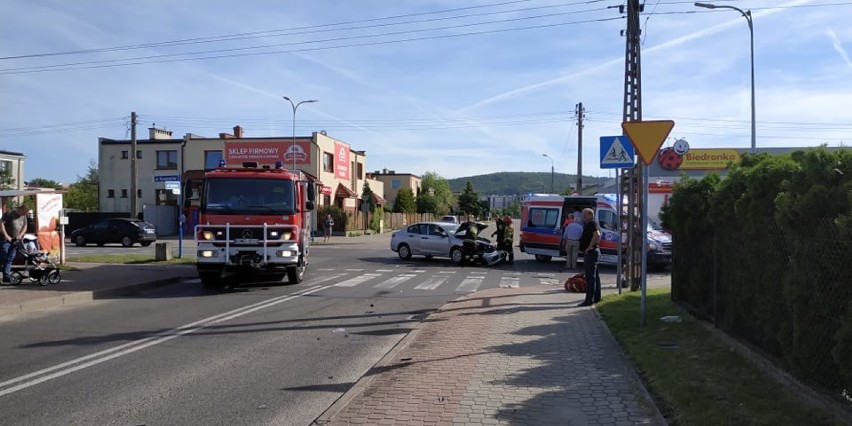 Zderzenie na Kosynierów w Rumi ZDJĘCIA czytelnika