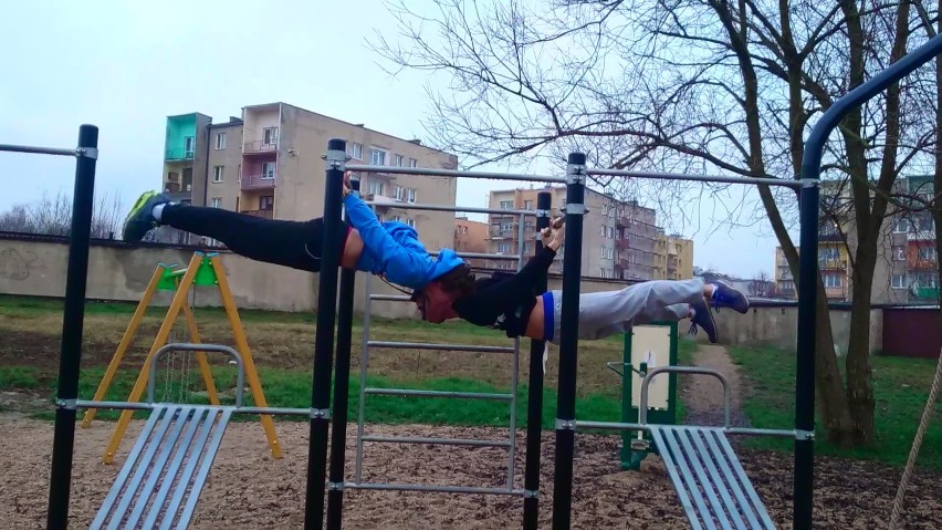 Myszków: w mieście działa grupa Street Workout. Każdy może przyjść na trening [ZDJĘCIA, WIDEO]