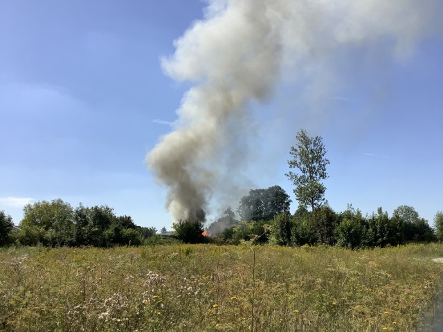 Pożar w Choceniu w powiecie włocławskim