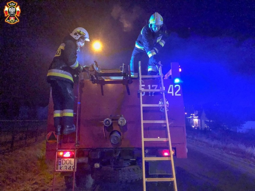 Dwa pożary w gminie Oleśnica (ZDJĘCIA)         