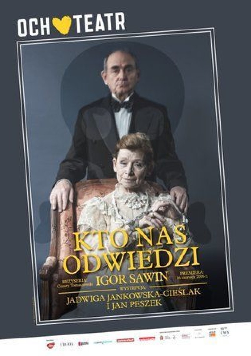 Plakat do najnowszej premiery w Och-Teatrze w Warszawie.