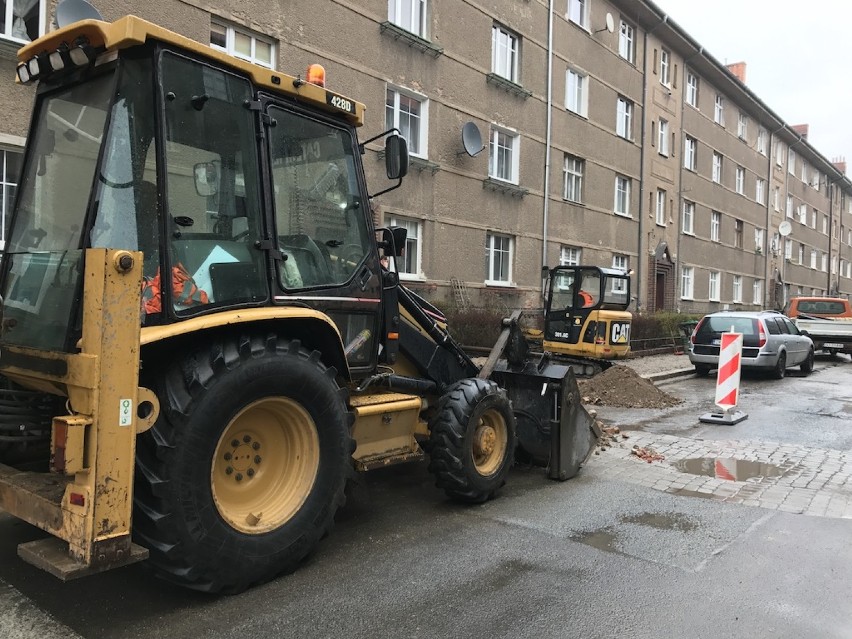 wymiana  sieci na Osiedlu Robotniczym