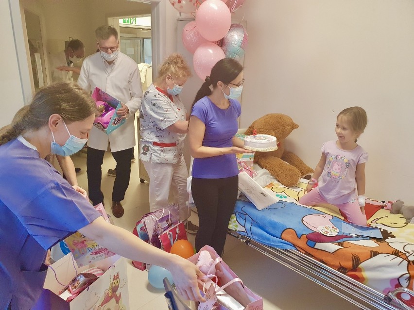Chora Martynka świętowała swoje 5. urodziny w szpitalu w Zdrojach w Szczecinie! 