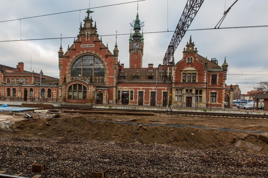 Remont dworca Gdańsk Główny. Od poniedziałku 4 lutego duże zmiany wokół dworca. Zamknięty będzie tunel do dworca PKS