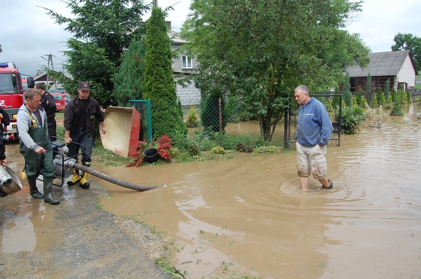 Powódź w gminie Trzyciąż - 2013 rok