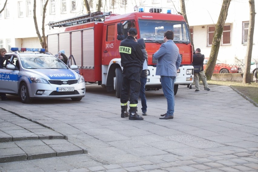 W czwartek strażacy ze Słupska spotkali się z uczniami...