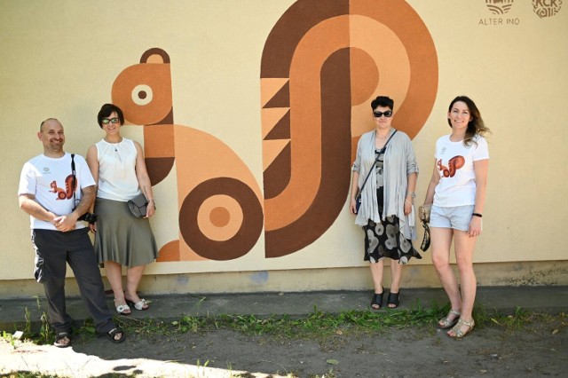 Nowy mural "Wiewiórka" to inicjatywa Stowarzyszenia Alter Ino