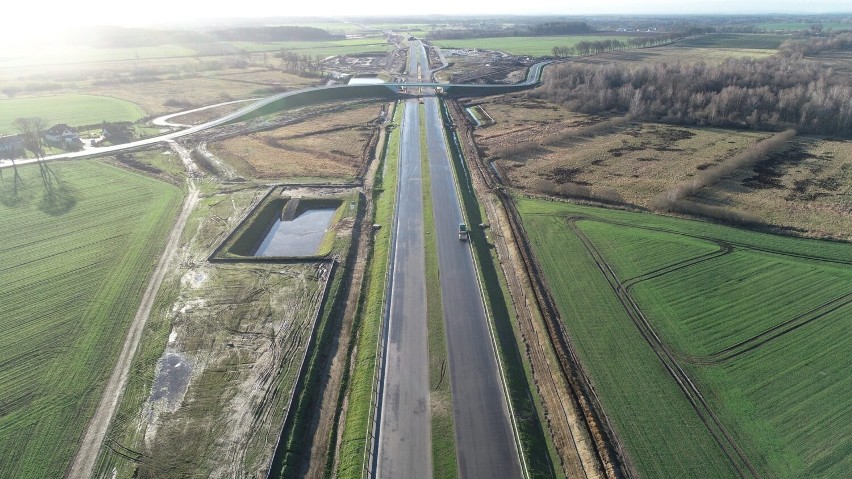 Odcinek Koszalin - Zegrze Pomorskie.