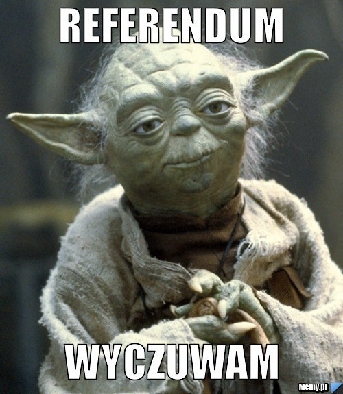 Śmieszne memy o referendum w Warszawie