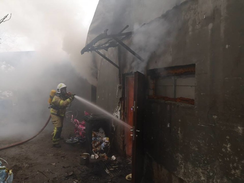 Pożar w miejscowości Wilkowyja. Relacja strażaków OSP  Kłecko 