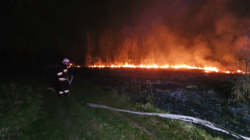 Pożar w Zelowie, ul. Cegielniana, 24.04.2021