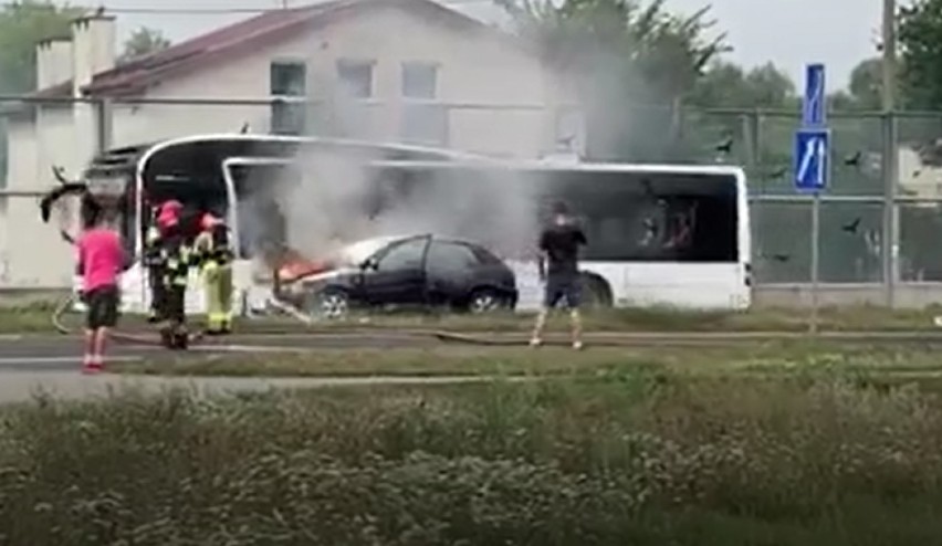 Jak widać upały dają się we znaki nie tylko kierowcom, ale...