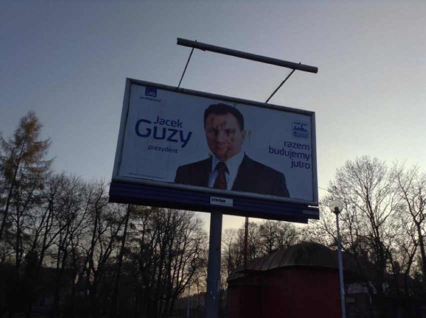 Wybory w Siemianowicach 2014: Zniszczono bilboardy Jacka...