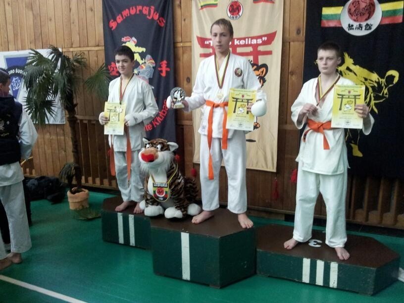 Medale i czołowe pozycje karateków Ronina podczas zawodów na Litwie