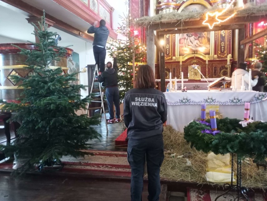 Osadzeni z ZK w Głogowie sprzątali podgłogowską świątynię