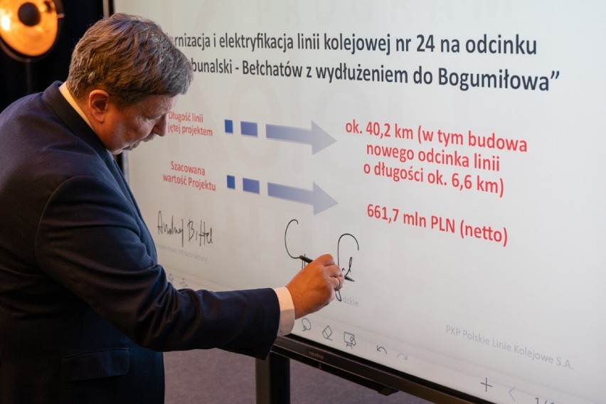 Podpisano umowę na inwestycje kolejowe