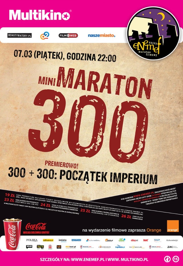 ENEMEF: Maraton 300 w Multikinie w Poznaniu. Wygraj bilety!