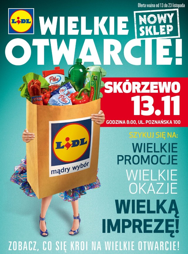 Lidl w Skórzewie - otwarcie 13 listopada