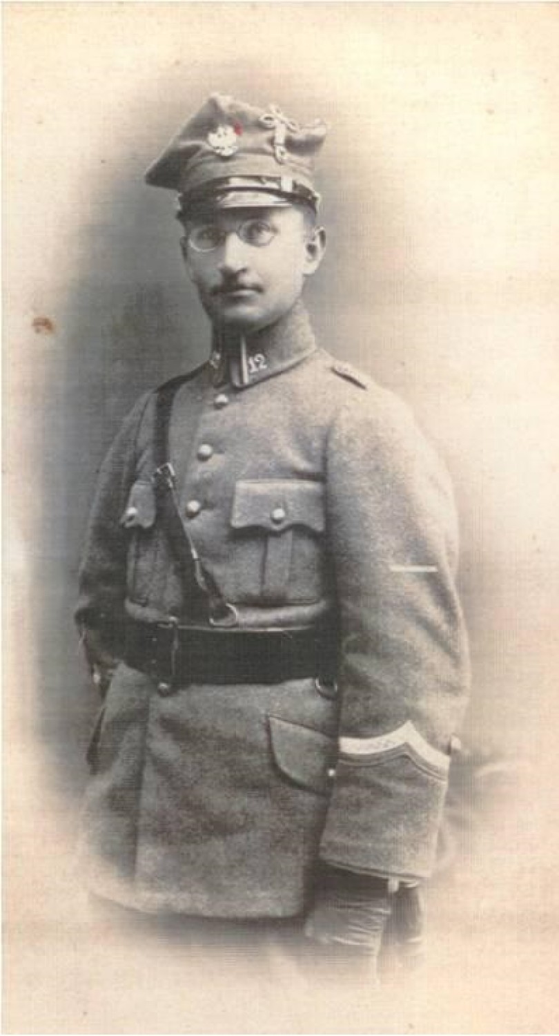 Major Stefan Edward Tomaszewski w mundurze Powstańca...