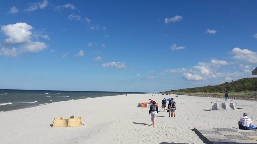 Plaża w Jastarni, czerwiec 2017