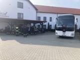 Kolejna grupa niepełnosprawnych uchodźców z Ukrainy odjechała z Biskupina do Torunia. Aktualną sytuację przedstawia starosta żniński 