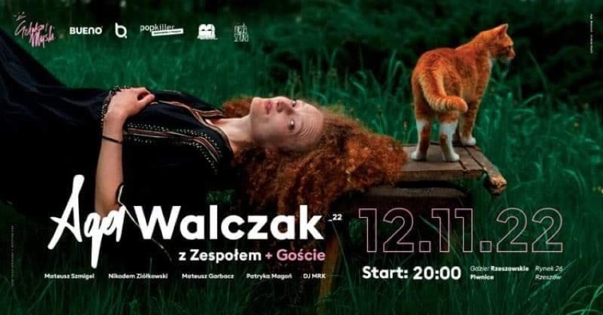 Aga Walczak zaprasza na premierowy koncert nowej płyty "Sztuka myśli" w Rzeszowskich Piwnicach