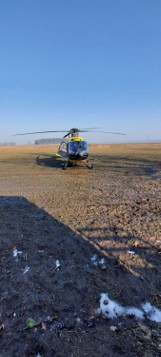 Gmina Czermin. Helikopter LPR lądował w miejscowości Psienie-Ostrów