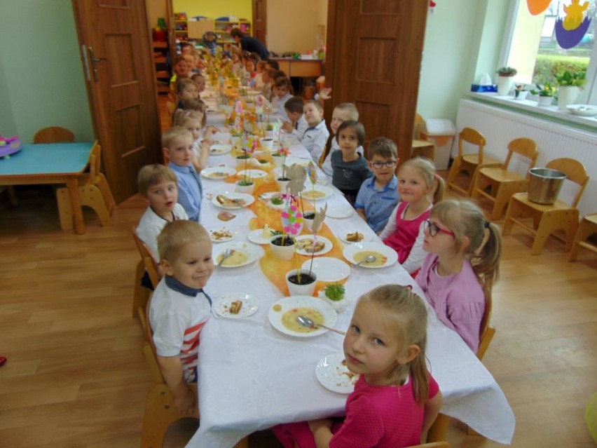 Dzisiaj odbyło się śniadanie wielkanocne w wyszyńskim przedszkolu