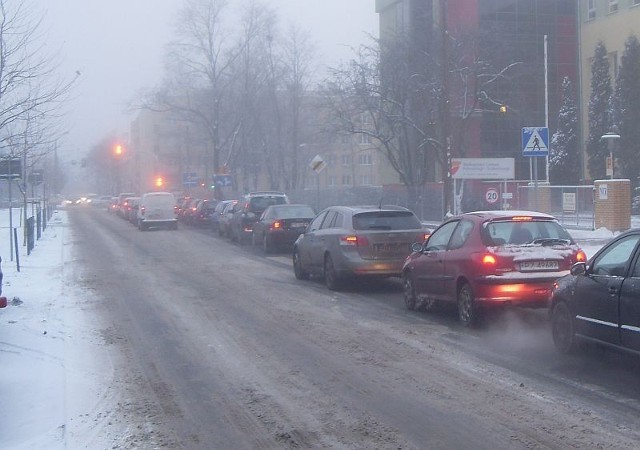 Warunki na poznańskich drogach są trudne