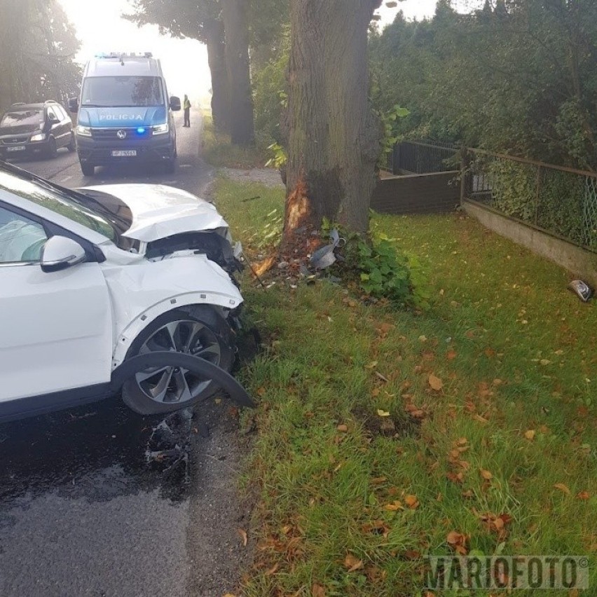 Wypadek w Dobrzeniu Wielkim.