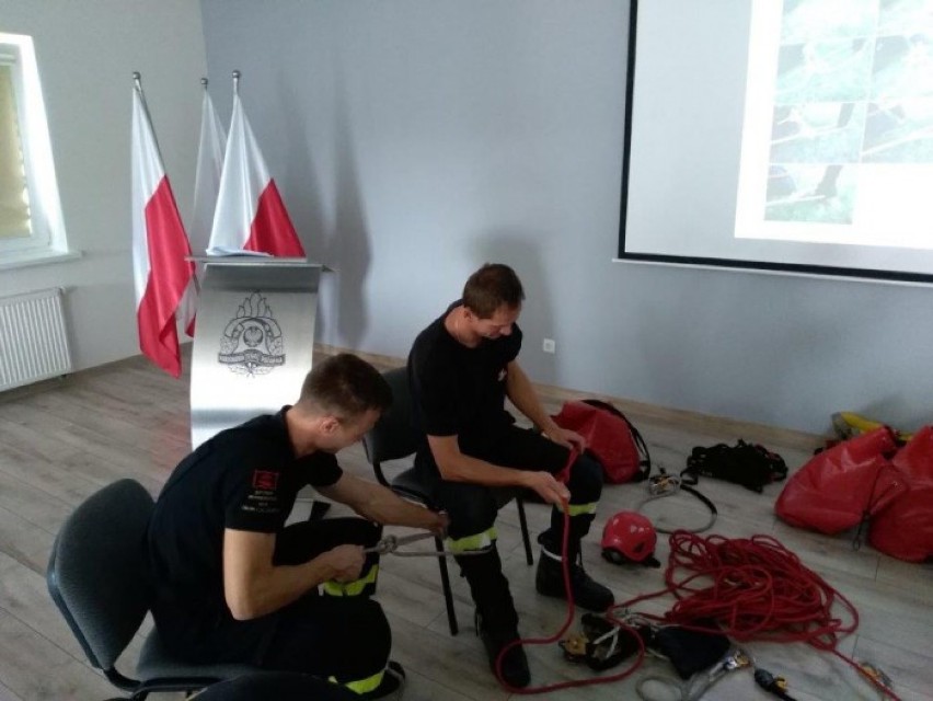 Pleszewscy strażacy szkolili się na wysokościach