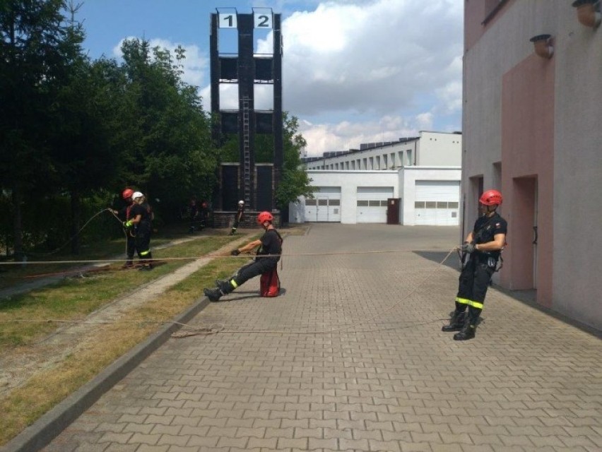 Pleszewscy strażacy szkolili się na wysokościach