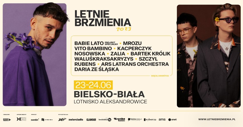 Letnie Brzmienia 2023 w Bielsku-Białej. Dwa dni festiwalu na lotnisku – pełny line-up, BILETY