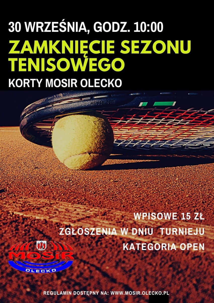 Olecko: Zamknięcie sezonu tenisowego         