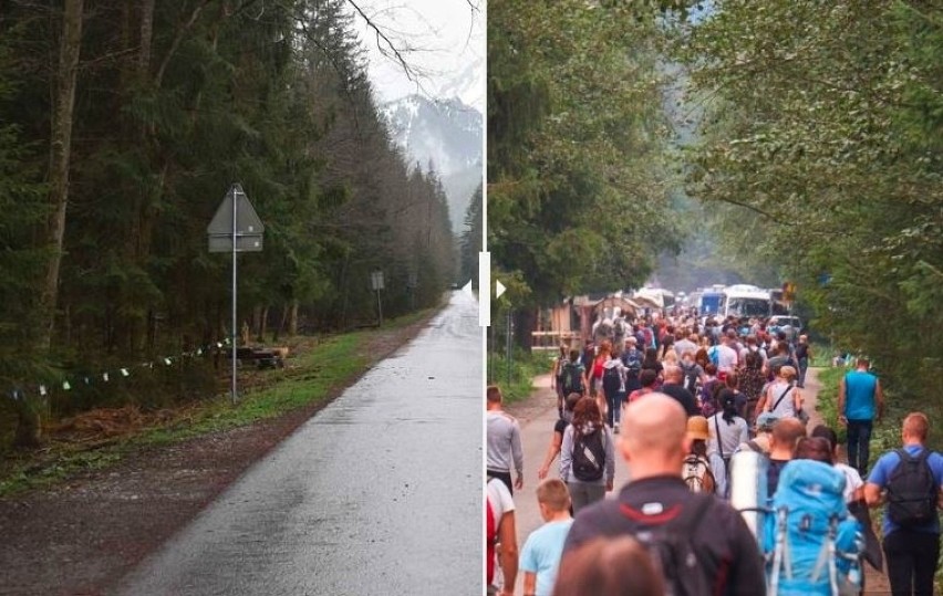 Tak koronawirus storpedował majówkę pod Tatrami! Te zdjęcia z Zakopanego pokazują skalę pustki