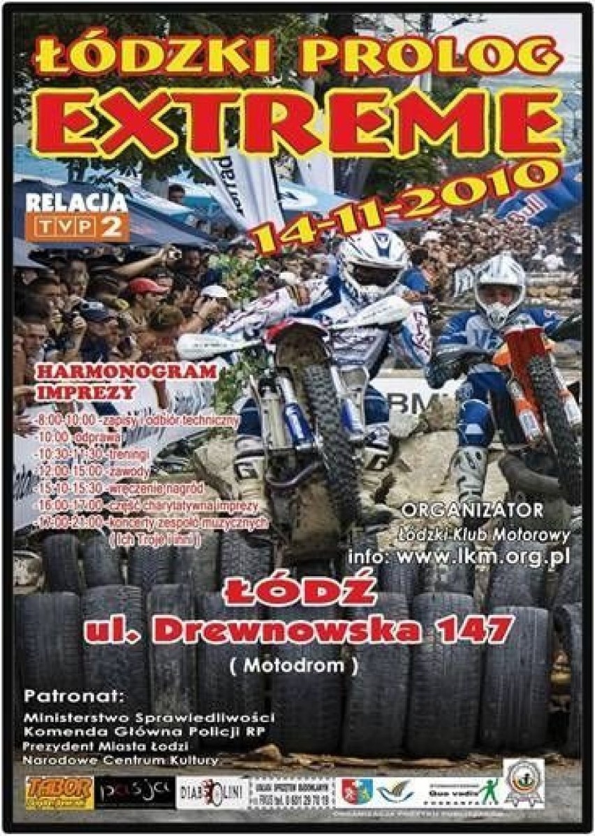 Plakat Łódzkiego Prologu Extreme.fot. Mariusz Reczulski