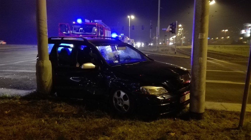 Wypadek na Placu Sybiraków w Toruniu