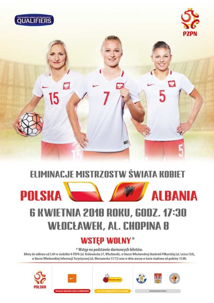 Mecz Polska - Albania we Włocławku już w piątek.