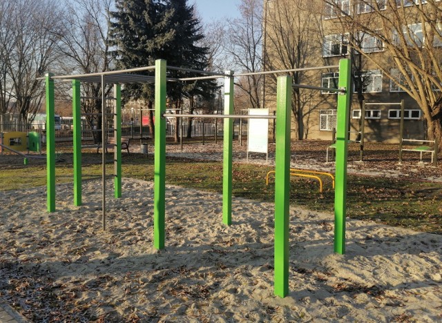 Park street workout przy ZSP nr 2 w Piotrkowie gotowy