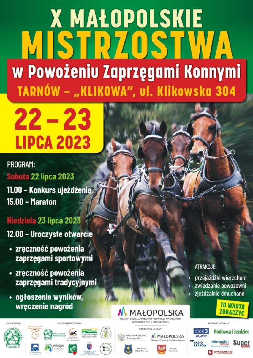 W Stadzie Ogierów Klikowa odbędą się X Małopolskie...