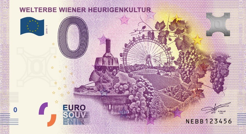 Banknot 0 Euro z Europy