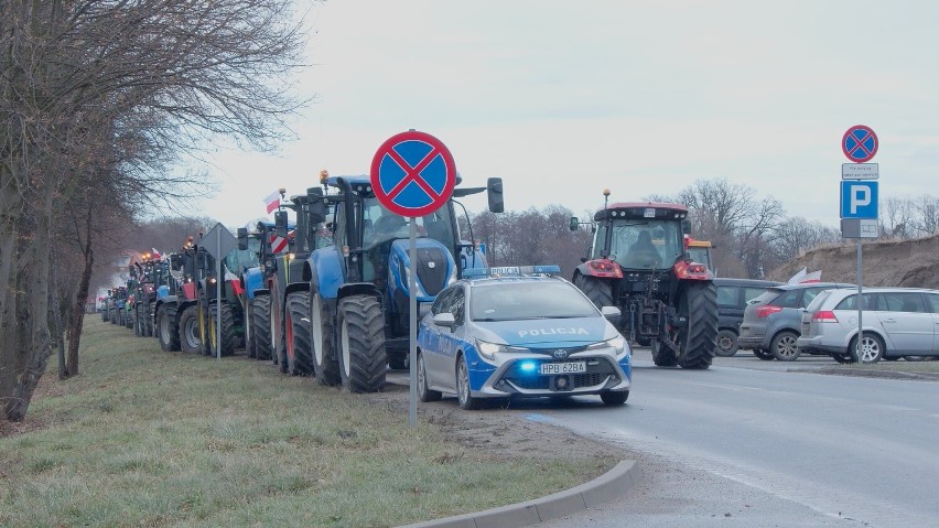 Protesty rolników na Dolnym Śląsku