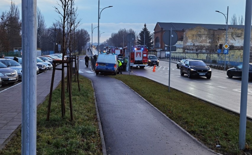 Wypadek na ulicy Mirowskiej w Częstochowie